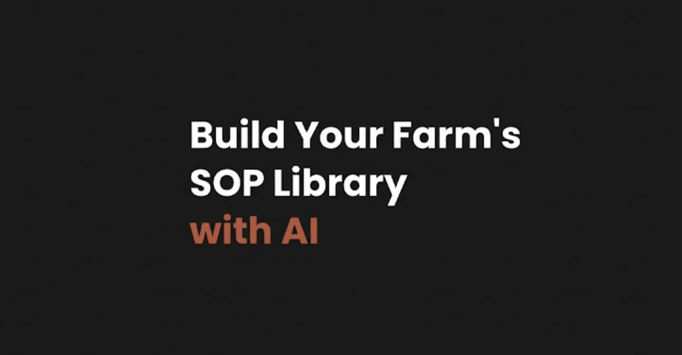 Farm SOP Guide